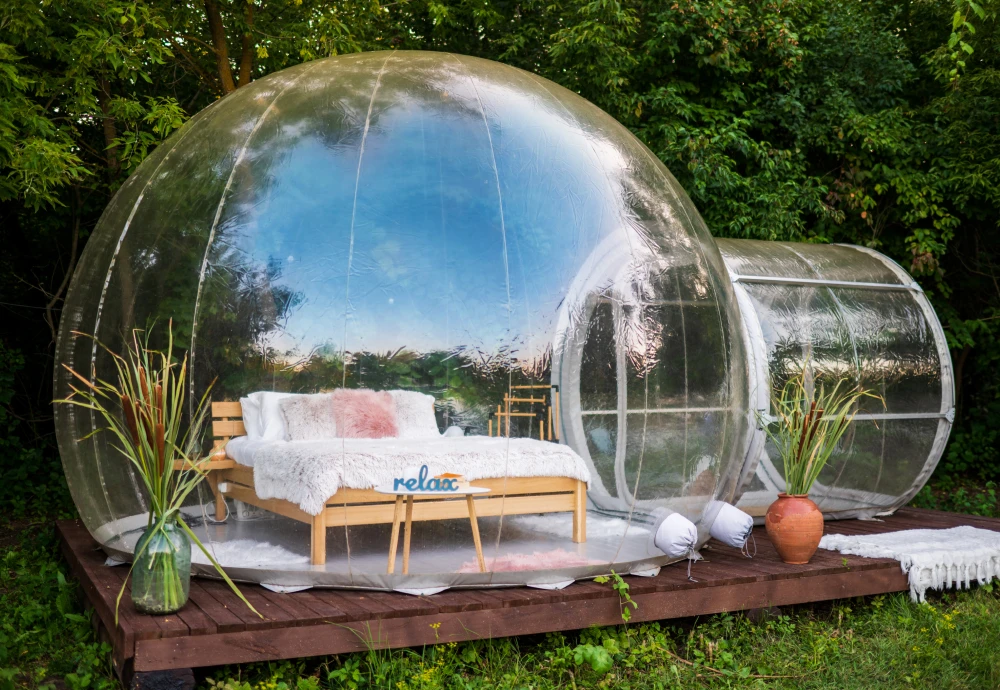 inflatable bubble tent